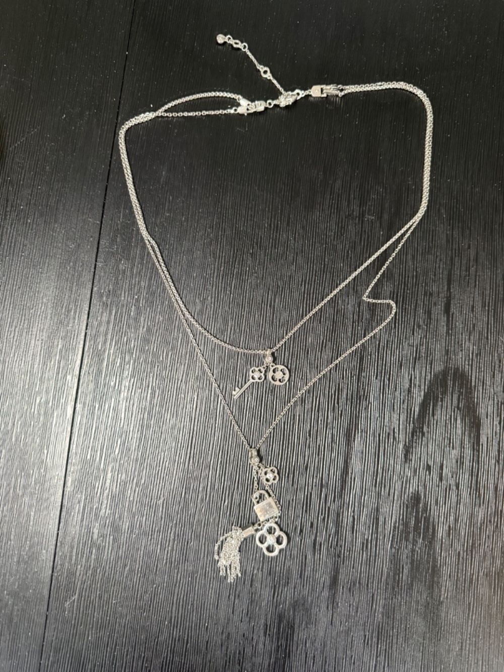 Henri Bendel Silver Charm Necklace - Picture 2 of 6